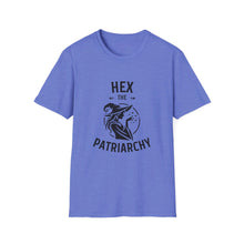 Load image into Gallery viewer, Hex the Patriarchy Witchy Unisex Soft-Style T-Shirt