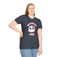Load image into Gallery viewer, Resting B(oo) Face Cute Halloween T-Shirt