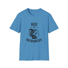 Load image into Gallery viewer, Hex the Patriarchy Witchy Unisex Soft-Style T-Shirt