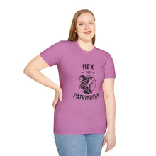 Load image into Gallery viewer, Hex the Patriarchy Witchy Unisex Soft-Style T-Shirt