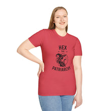 Load image into Gallery viewer, Hex the Patriarchy Witchy Unisex Soft-Style T-Shirt