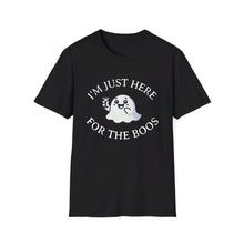 Load image into Gallery viewer, Here for the Boos Halloween Funny Soft T-Shirt