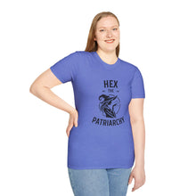 Load image into Gallery viewer, Hex the Patriarchy Witchy Unisex Soft-Style T-Shirt