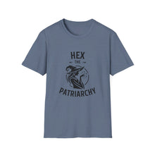 Load image into Gallery viewer, Hex the Patriarchy Witchy Unisex Soft-Style T-Shirt