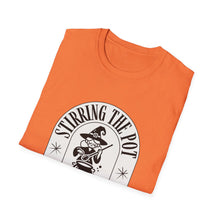 Load image into Gallery viewer, Stirring the Pot Halloween Witch Soft T-Shirt