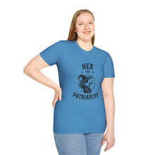 Load image into Gallery viewer, Hex the Patriarchy Witchy Unisex Soft-Style T-Shirt