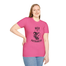 Load image into Gallery viewer, Hex the Patriarchy Witchy Unisex Soft-Style T-Shirt