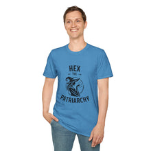 Load image into Gallery viewer, Hex the Patriarchy Witchy Unisex Soft-Style T-Shirt