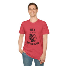 Load image into Gallery viewer, Hex the Patriarchy Witchy Unisex Soft-Style T-Shirt