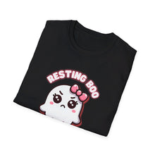 Load image into Gallery viewer, Resting B(oo) Face Cute Halloween T-Shirt
