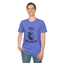 Load image into Gallery viewer, Hex the Patriarchy Witchy Unisex Soft-Style T-Shirt
