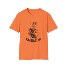 Load image into Gallery viewer, Hex the Patriarchy Witchy Unisex Soft-Style T-Shirt
