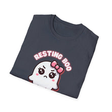 Load image into Gallery viewer, Resting B(oo) Face Cute Halloween T-Shirt
