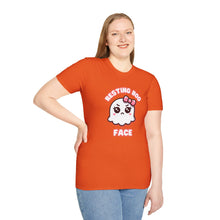 Load image into Gallery viewer, Resting B(oo) Face Cute Halloween T-Shirt
