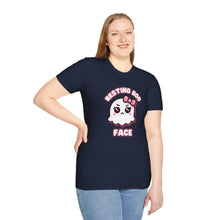 Load image into Gallery viewer, Resting B(oo) Face Cute Halloween T-Shirt
