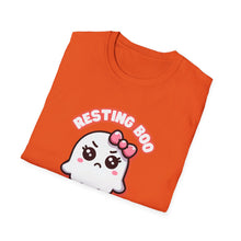 Load image into Gallery viewer, Resting B(oo) Face Cute Halloween T-Shirt
