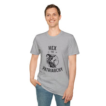 Load image into Gallery viewer, Hex the Patriarchy Witchy Unisex Soft-Style T-Shirt
