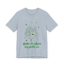 Load image into Gallery viewer, Plant Lover&#39;s Cute T-Shirt - Home is where my plants are
