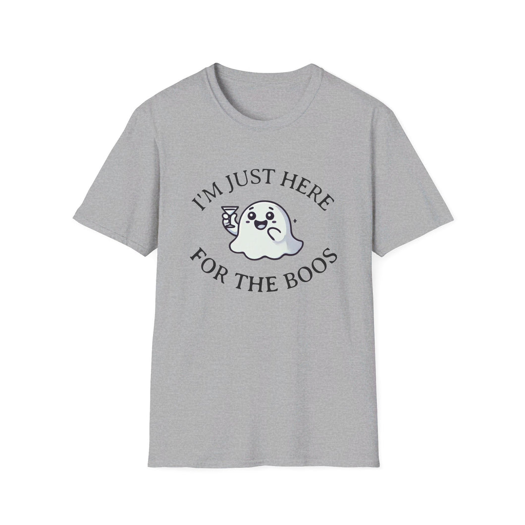 Here for the Boos Halloween Funny Soft T-Shirt