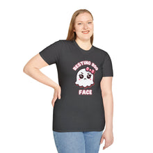 Load image into Gallery viewer, Resting B(oo) Face Cute Halloween T-Shirt
