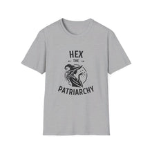 Load image into Gallery viewer, Hex the Patriarchy Witchy Unisex Soft-Style T-Shirt
